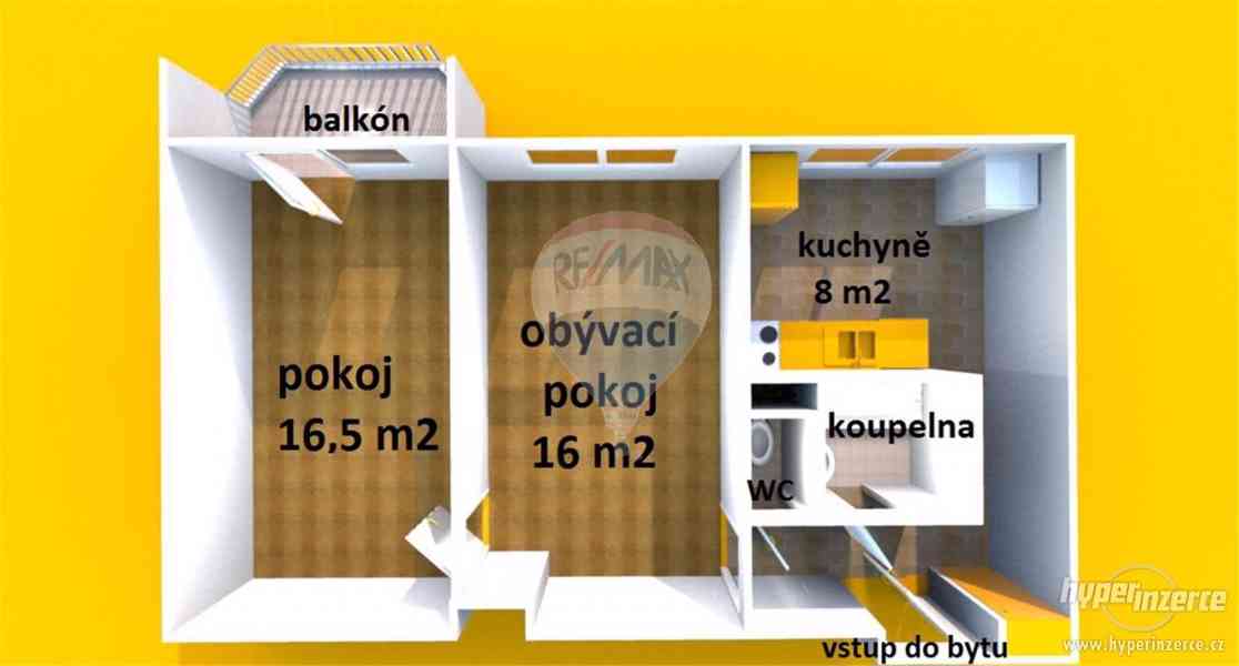 Prodej cihlovébo bytu 2+1 v OV, 55 m2, ul. Jamborová, Tišnov - foto 1