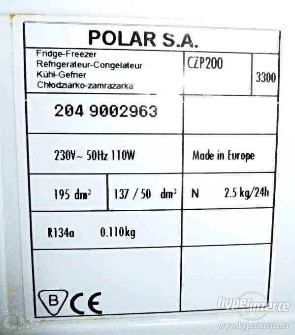 Lednice POLAR CZP 200 - plně funkční - foto 2