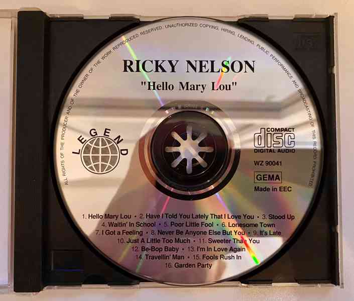 CD Ricky Nelson - Hello Mary Lou - foto 2