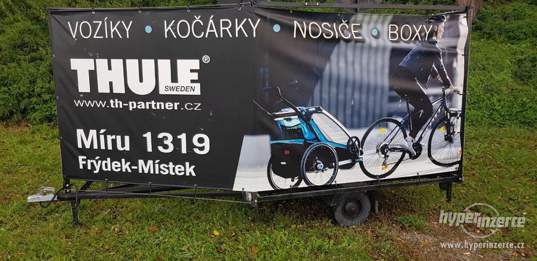 2v1 vozík na přepravu kánoí a reklamní vozík s TP - foto 1