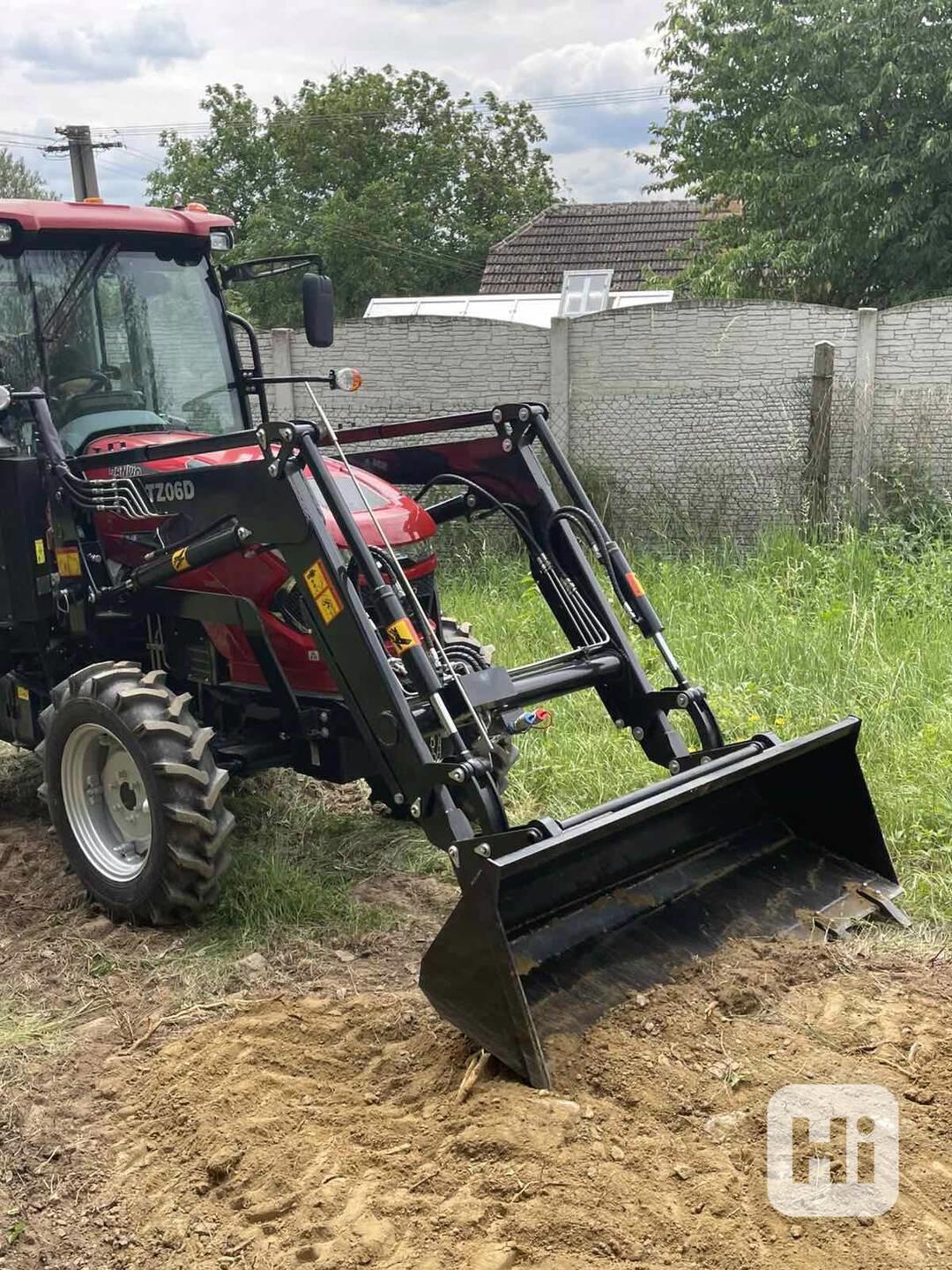 Traktor HANWO HWE 704C. Traktor 75 koni 56kW, čelný nakladač - foto 1