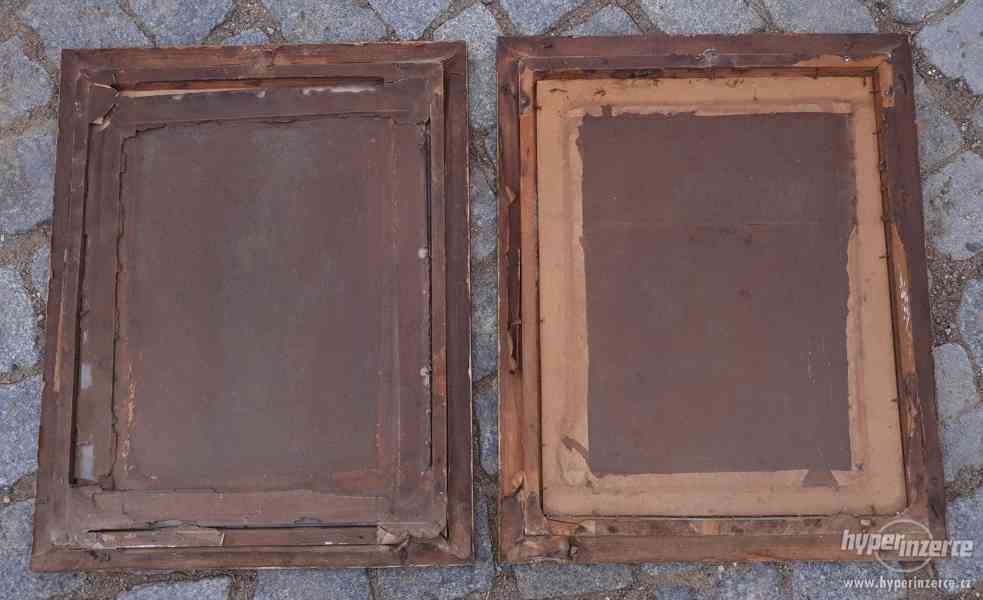 2 staré dřevěné rámy vhodné k renovaci - foto 2