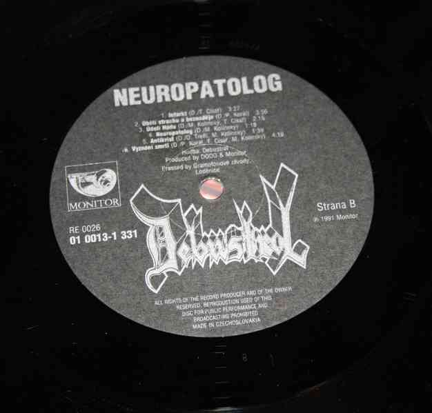 LP DEBUSTROL - NEUROPATOLOG (1991) ... top stav, levně! - foto 6