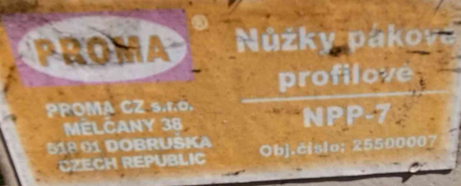 Velké pákové nůžky npp-7 na různé větší ocelové profily  - foto 6