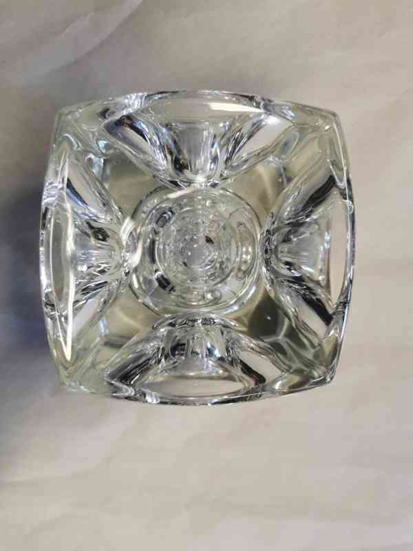 Autorský skleněný svícen - foto 4