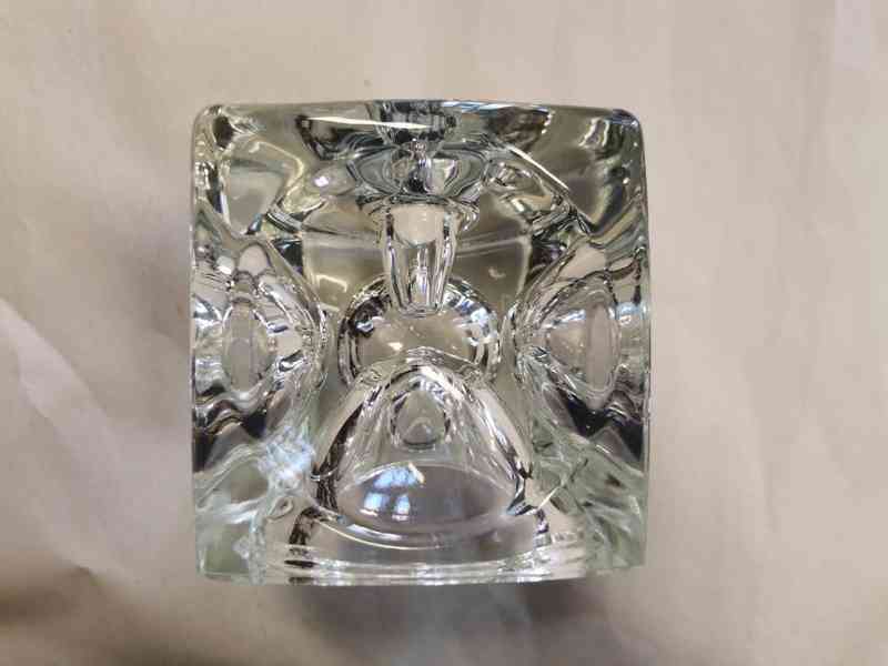 Autorský skleněný svícen - foto 2