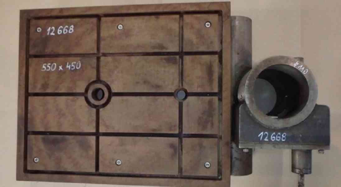 Stůl na vrtačku 550x450 , na průměr sloupu 110 (8465.)   - foto 4