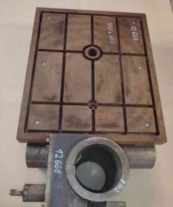 Stůl na vrtačku 550x450 , na průměr sloupu 110 (8465.)   - foto 3