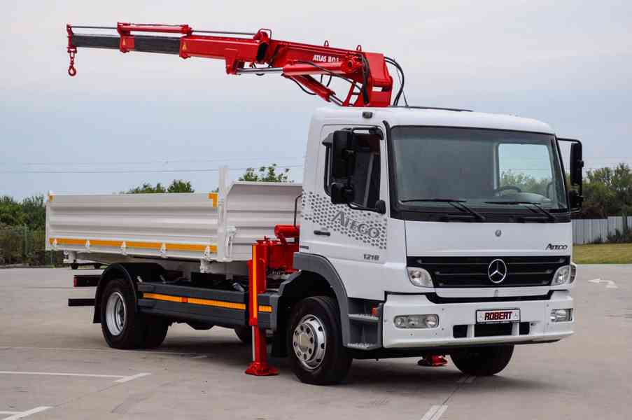 MERCEDES ATEGO 1218 TŘÍSTRANNÝ SKLÁPĚČ + HYDRAULICKÁ RUKA - foto 88