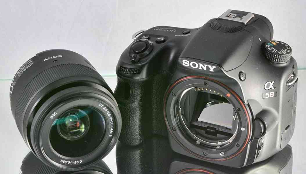 Sony SLT- A58 + Objektiv  jen 28000 Exp - foto 4