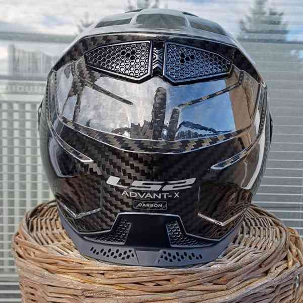Silniční překlápěcí moto přilba LS2 ADVANT X CARBON - foto 9