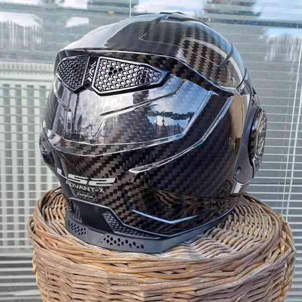 Silniční překlápěcí moto přilba LS2 ADVANT X CARBON - foto 8