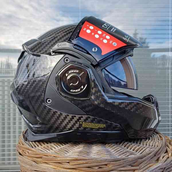 Silniční překlápěcí moto přilba LS2 ADVANT X CARBON - foto 4