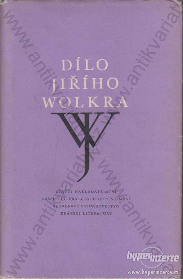 Dílo Jiřího Wolkera  upravil Fr. Muzika 1958 - foto 1