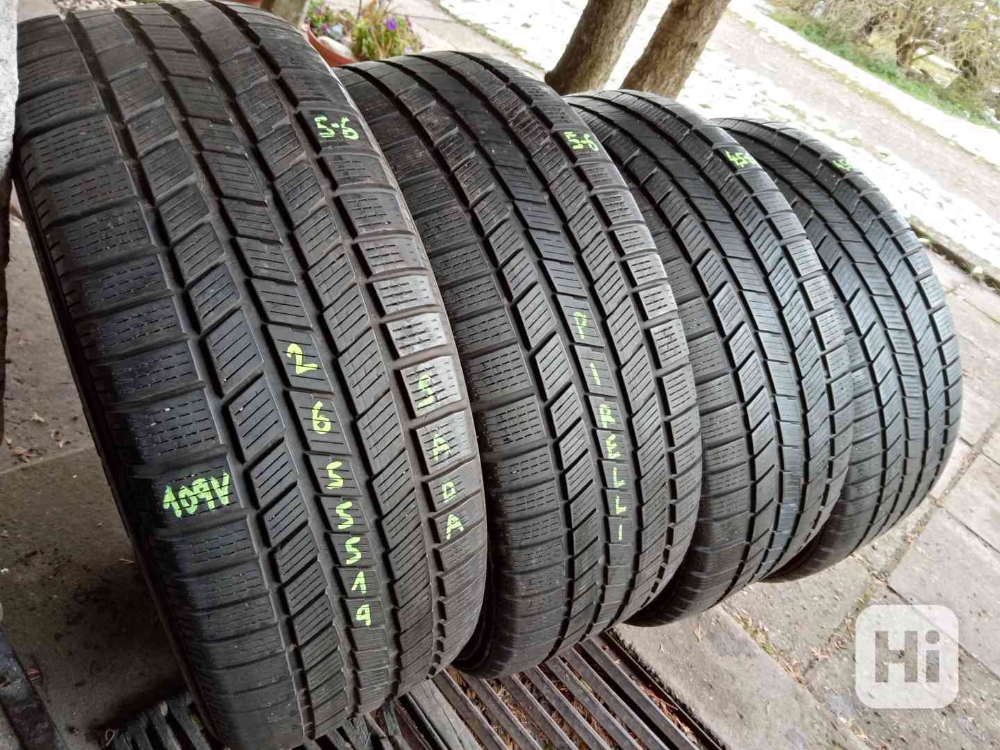 Zimní pneu 4kusy 265/55/19 vzorek 80% PIRELLI - dobírka - foto 1