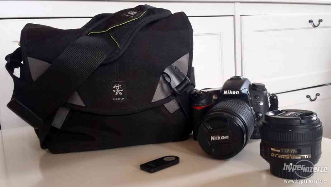 Nikon D7000 + 18-105mm + 50mm f/1,8G + brašna - foto 1