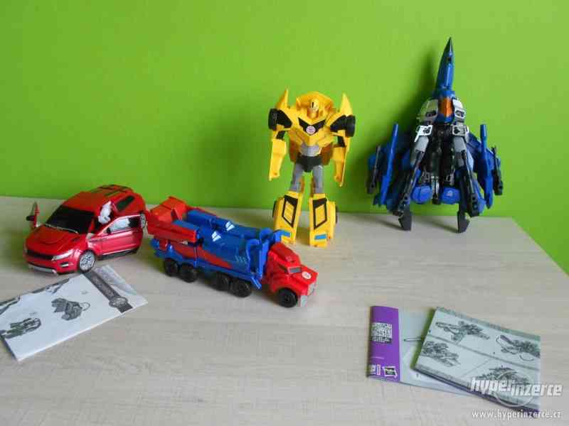 Transforméři - Bumblebee, Optimus Prime, Stíhačka, Auto - foto 1