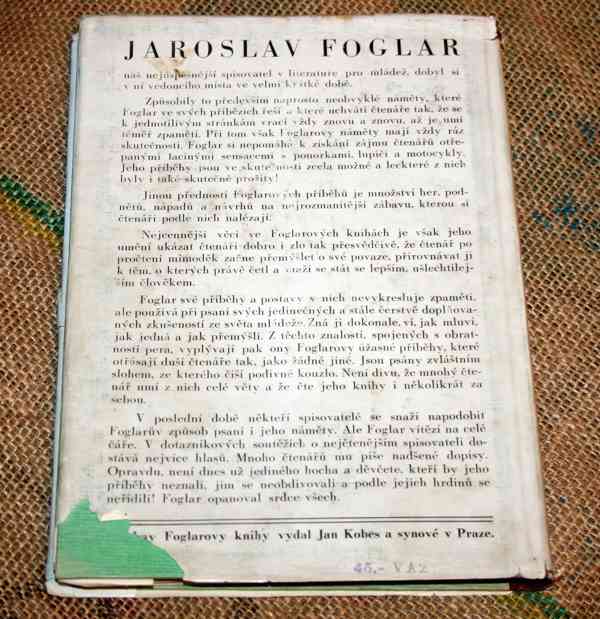 Jaroslav Foglar - PŘÍSTAV VOLÁ (1942) - nesehnatelné! - foto 6