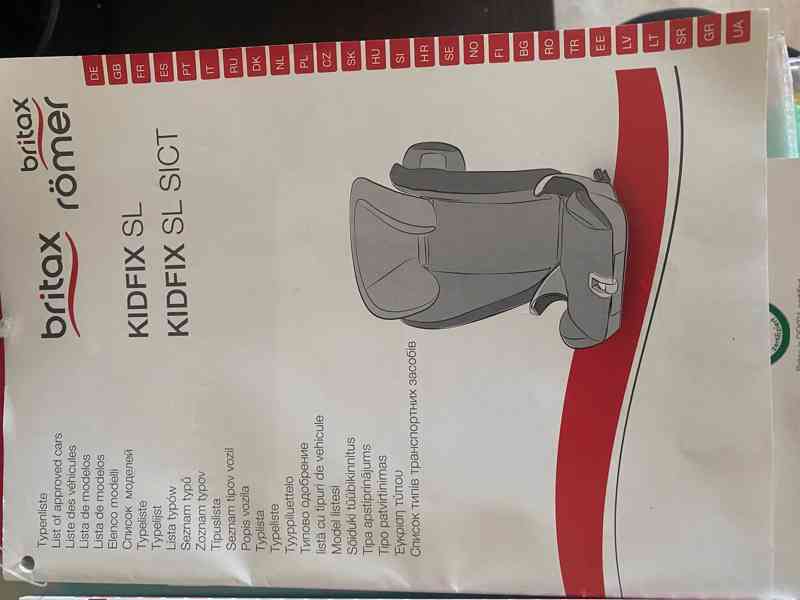 Autosedačka Römer Kidfix SL Sict - foto 2