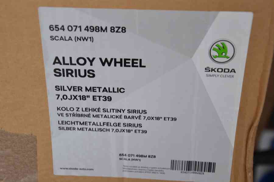 Š.Scala/Kamiq.S.Arona, VW Taigo - 18 NOVÉ orig.Alu disky  - foto 3