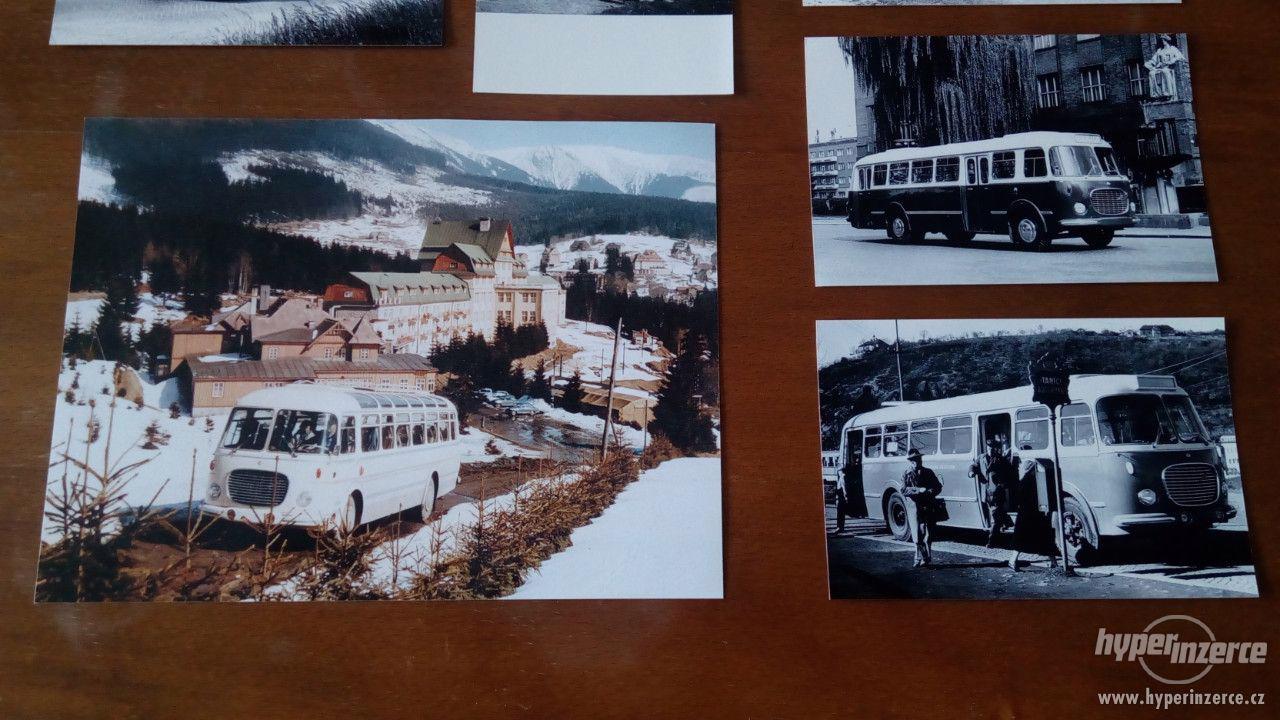 Autobus škoda 706 RTO Karosa staré tovární fotky, kalendář - foto 1