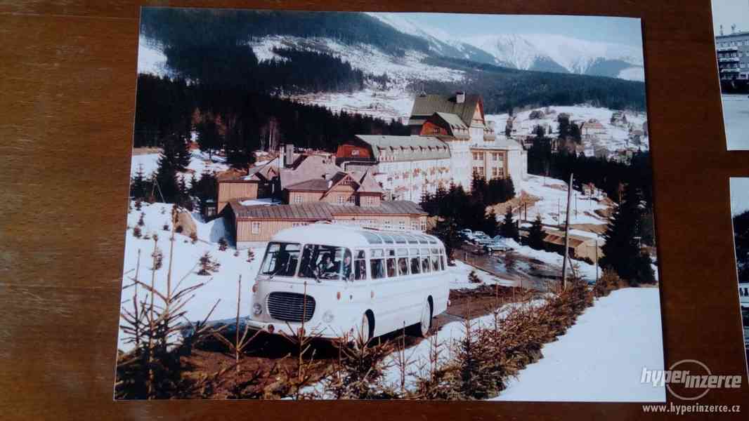 Autobus škoda 706 RTO Karosa staré tovární fotky, kalendář - foto 5