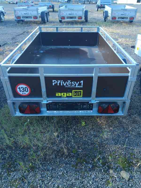 Přívěs Agados řady AGA KIT P1 sklopný 1230x2030mm 750kg - foto 3