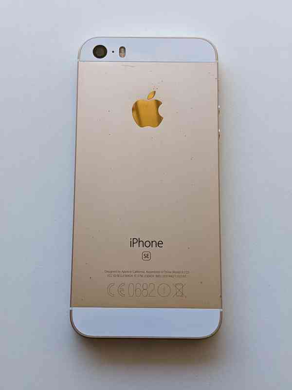 iPhone SE 64GB zlatý, baterie 100% záruka 6 měsícu - foto 7