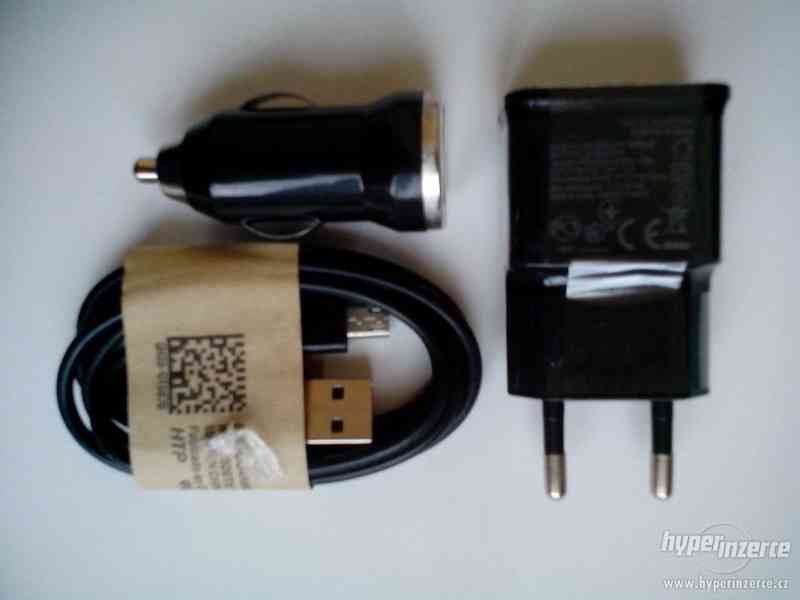 NABÍJEČKA USB, nabíječka do auta, kabel 80 cm. - foto 1