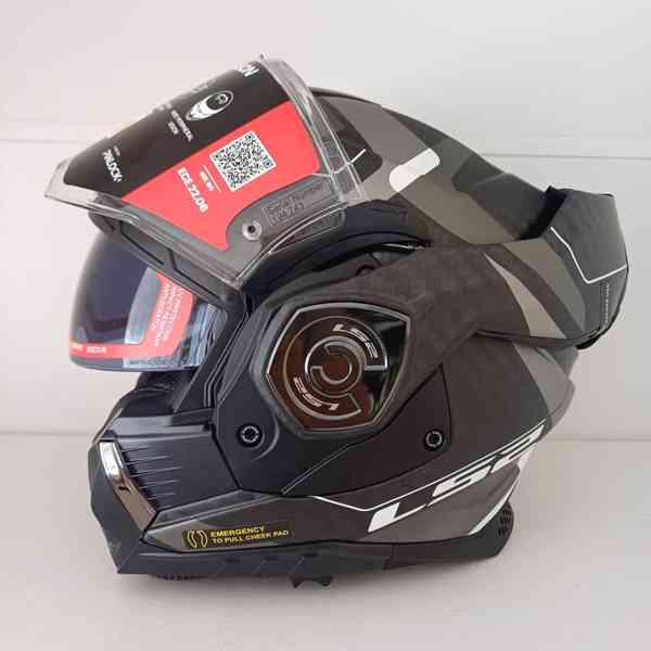 Silniční překlápěcí přilba LS2 Advant X CARBON Horizon - foto 5