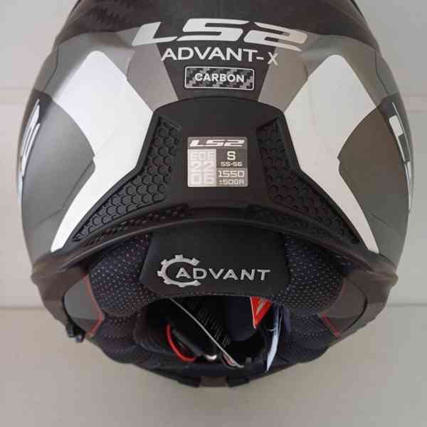 Silniční překlápěcí přilba LS2 Advant X CARBON Horizon - foto 10