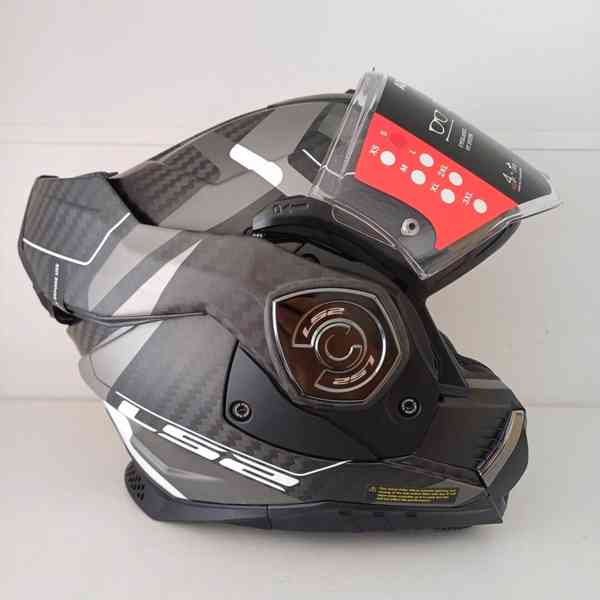 Silniční překlápěcí přilba LS2 Advant X CARBON Horizon - foto 6