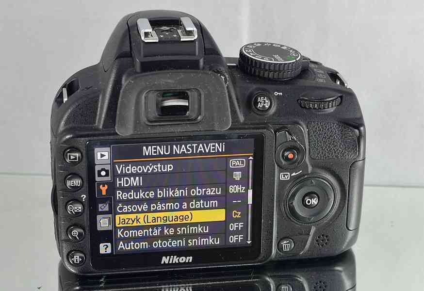 Nikon D3100 **14,2 MPix CCD*Full HDV jen 3800 Exp. - foto 7