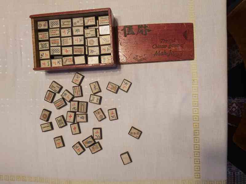 Prodám starou čínskou deskovou hru Mach-Jongg   - foto 4