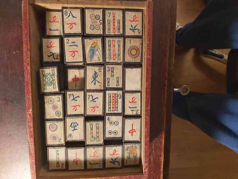 Prodám starou čínskou deskovou hru Mach-Jongg   - foto 2