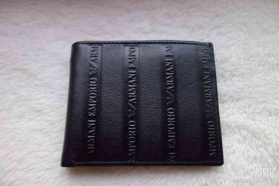 +++ARMANI kožená pánská peněženka+++ NOVÁ - foto 1