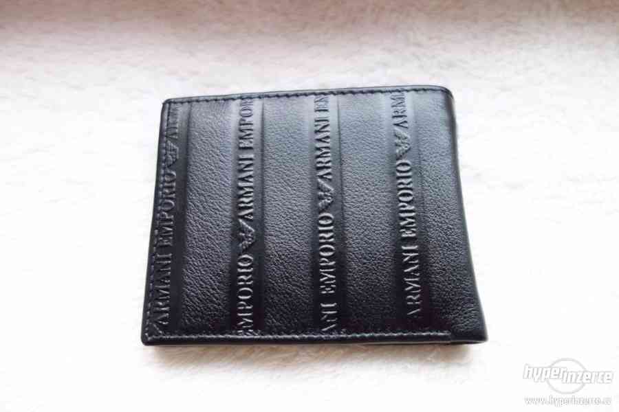 +++ARMANI kožená pánská peněženka+++ NOVÁ - foto 5