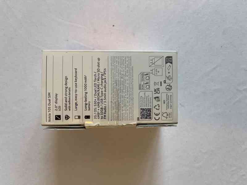 Nokia 105 Dual SIM - plně funkční - foto 2