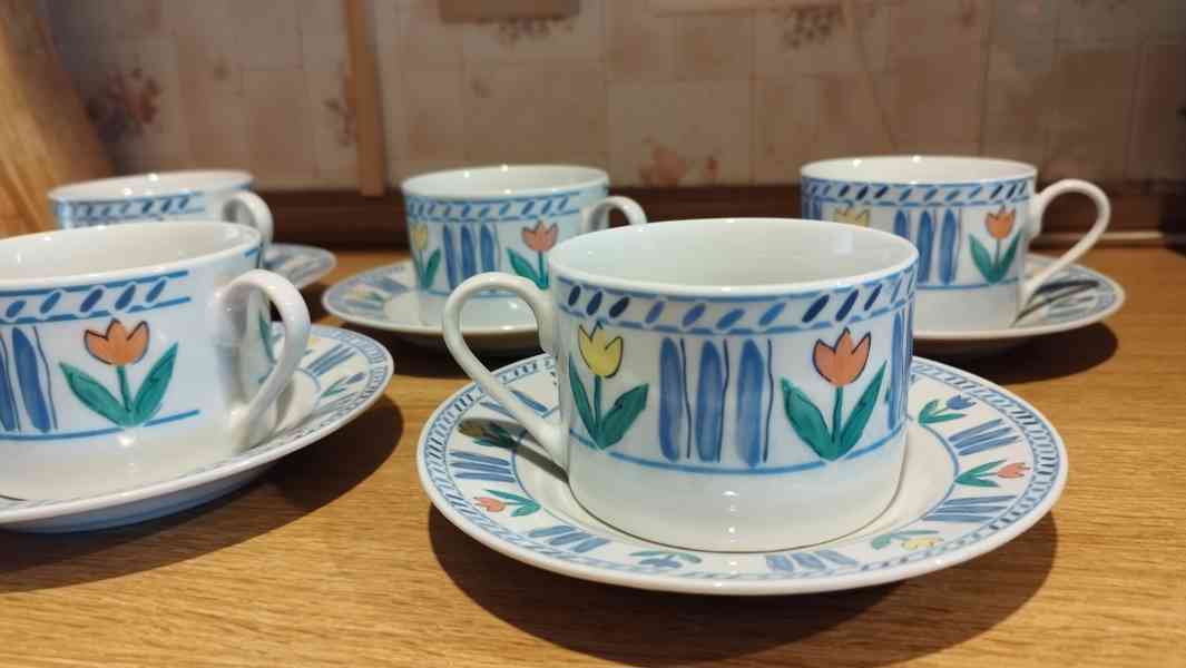 Keramické šálky s podšálky káva/čaj 6 ks - 200 ml - foto 6