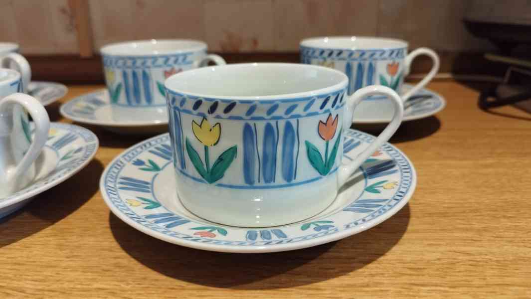 Keramické šálky s podšálky káva/čaj 6 ks - 200 ml - foto 5