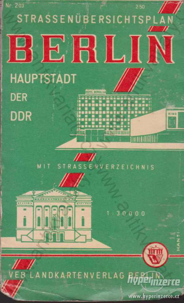 Strassenübersichtsplan Berlin Hauptstadt der DDR - foto 1