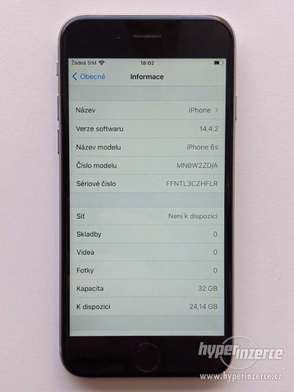 iPhone 6s 32GB šedý, výborný stav, záruka 6 měsícu - foto 3