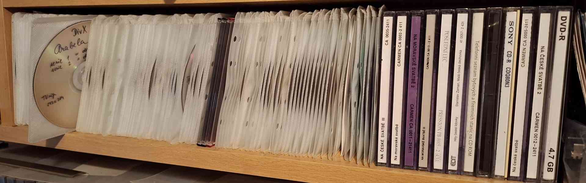 Velká sbírka CD (většina MP3) a DVD (original i DivX) - foto 4