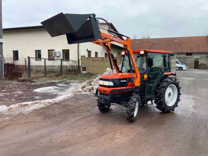 Kubota GL 321 Grandel s kabinou a nakladačem - foto 2