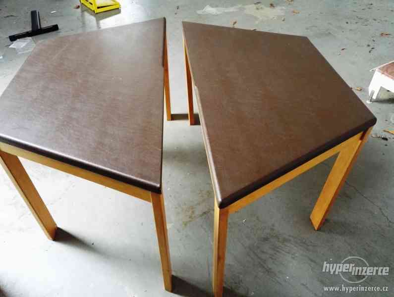 Prodám 6-ti hranný dřevěný stůl - foto 2