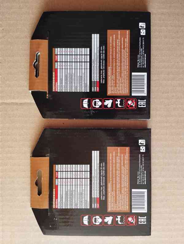 2ks Diamantový kotouč CELOOBVODOVÝ  125x22,23 mm - foto 2
