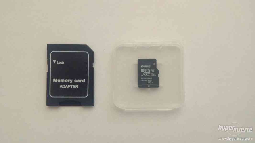 Paměťová karta 64gb micro SDXC U1 class 10 s adaptérem  - foto 1