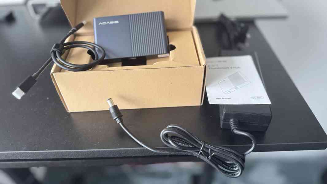 Dokovací stanice Acasis DS-9001, 5v1 Thunderbolt 4 USB C Dua - foto 2