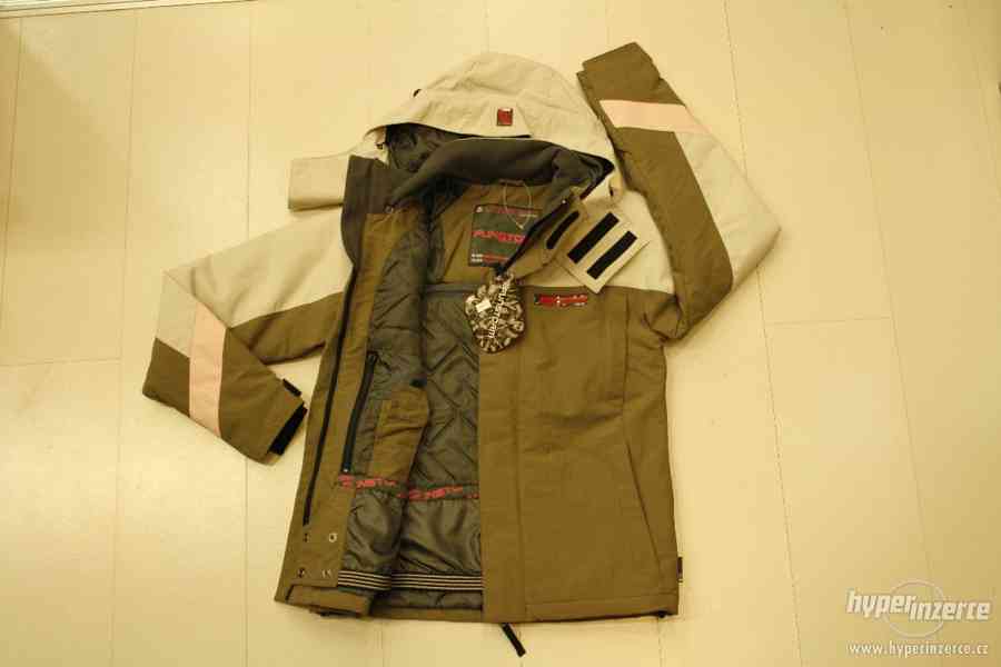 Dámská bunda Funstorm - khaki/krémová S - foto 1