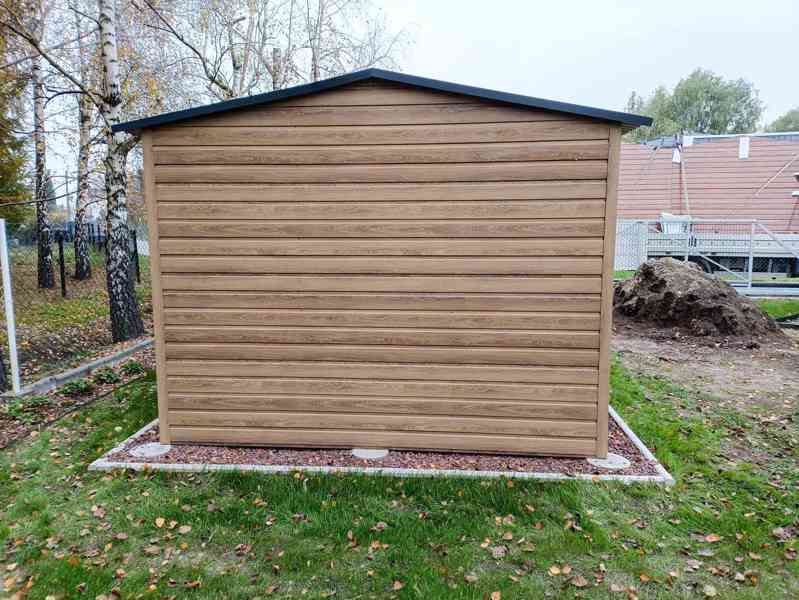 Plechova garáž 3x6m -  výklopná vrata - Winchester -  TS894 - foto 2